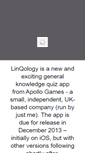 Mobile Screenshot of linqology.com